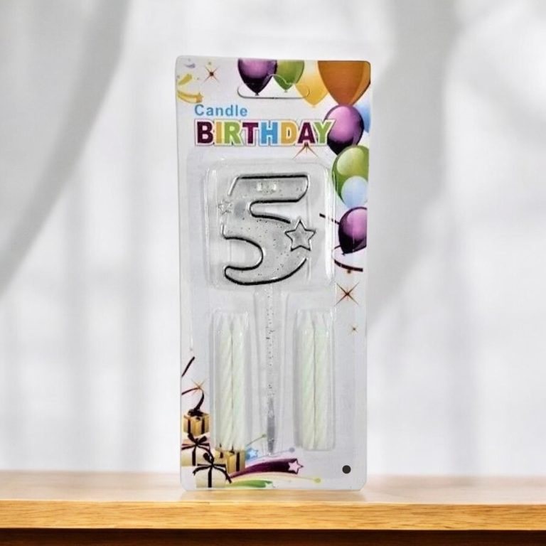5 Yaş Silver Pleksi Mum