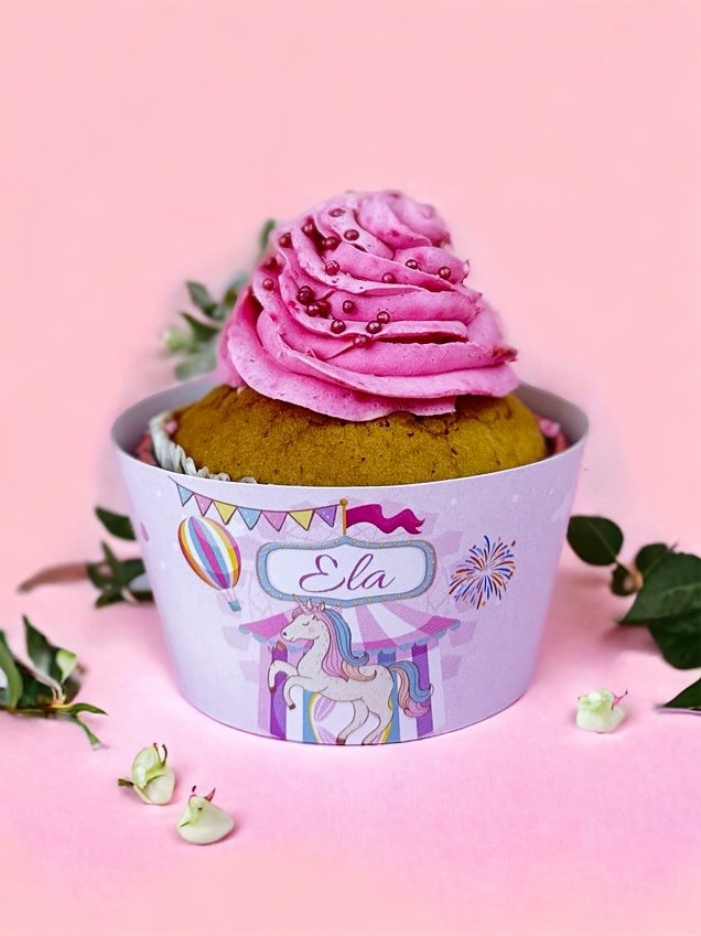 Carnival Unicorn Cupcake Sargıları