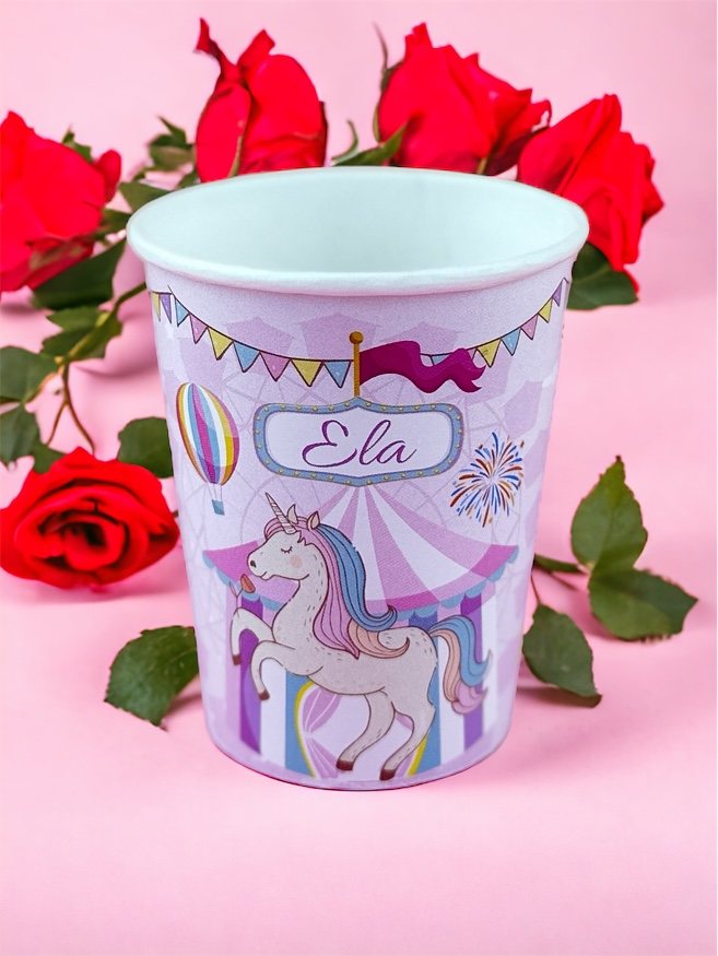 Carnival Unicorn Parti Bardakları