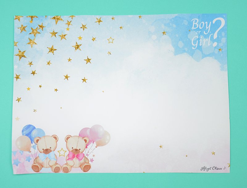 Cinsiyet Partisi Boy? Girl? Amerikan Servis