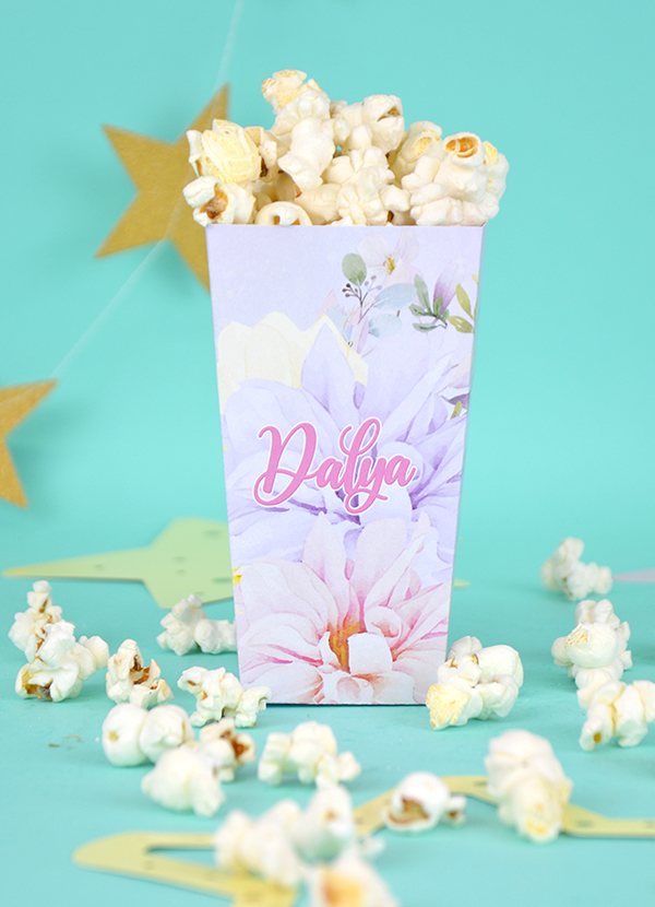 Flowers Popcorn Kutuları