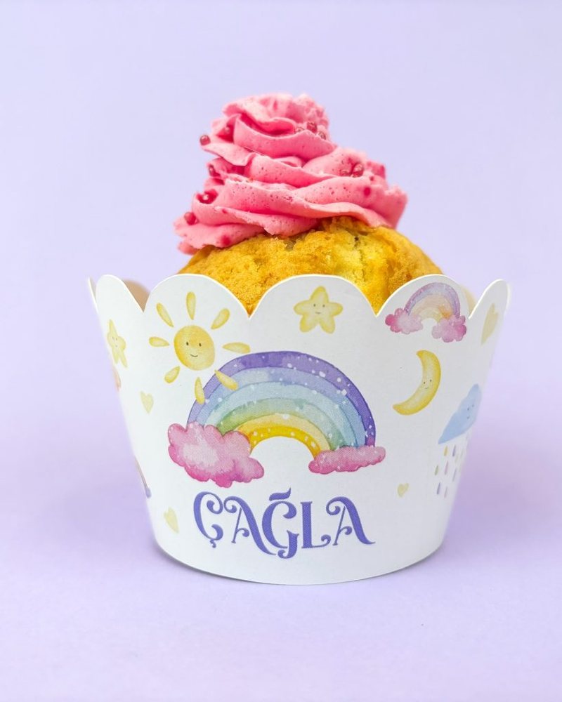 Gökkuşaği Cupcake Sargilari