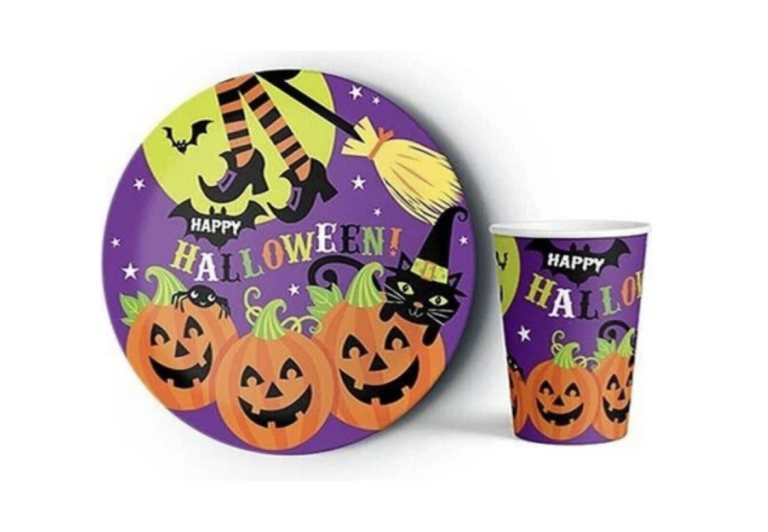 Halloween Tabak Bardak 8’li Set