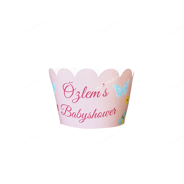 Kelebek BABY SHOWER Cupcake Sargılar