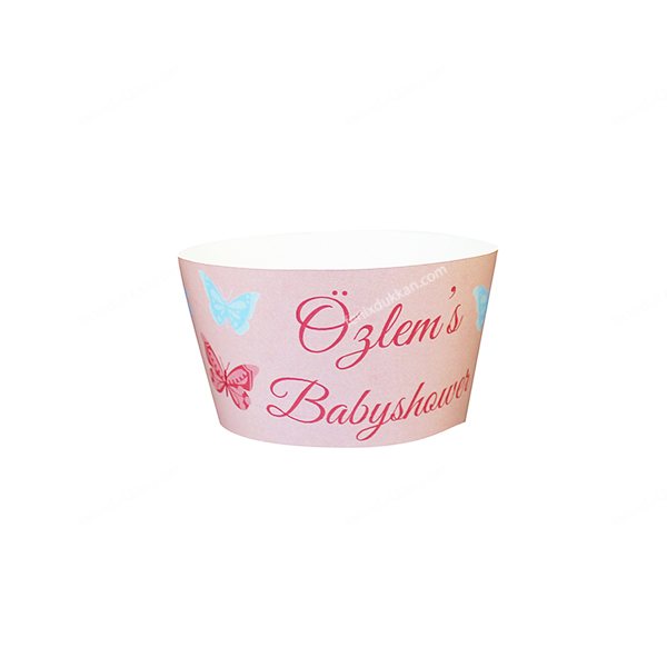 Kelebek BABY SHOWER Cupcake Sargılar
