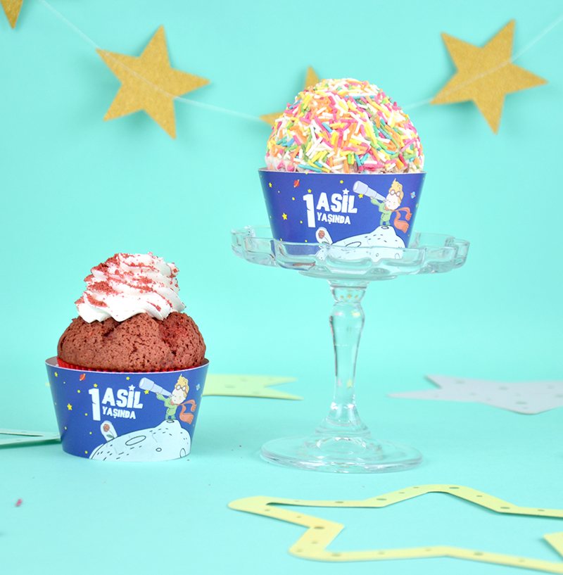 Little Prince Cupcake Sargıları