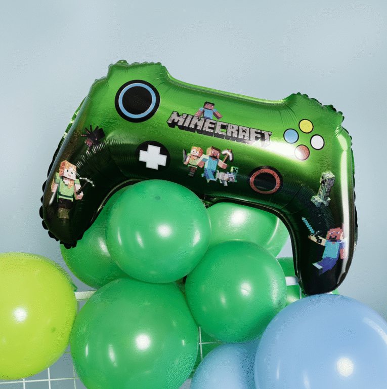 Minecraft Playstation Konsolu Folyo Balon