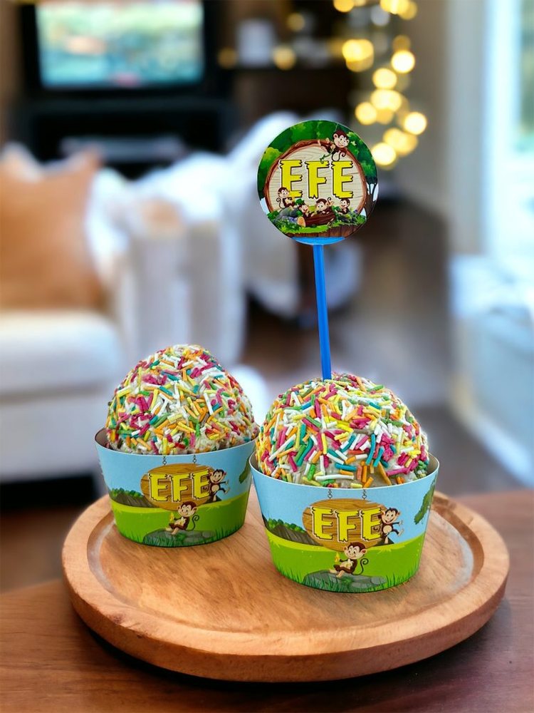 Monkeys Cupcake Sargıları