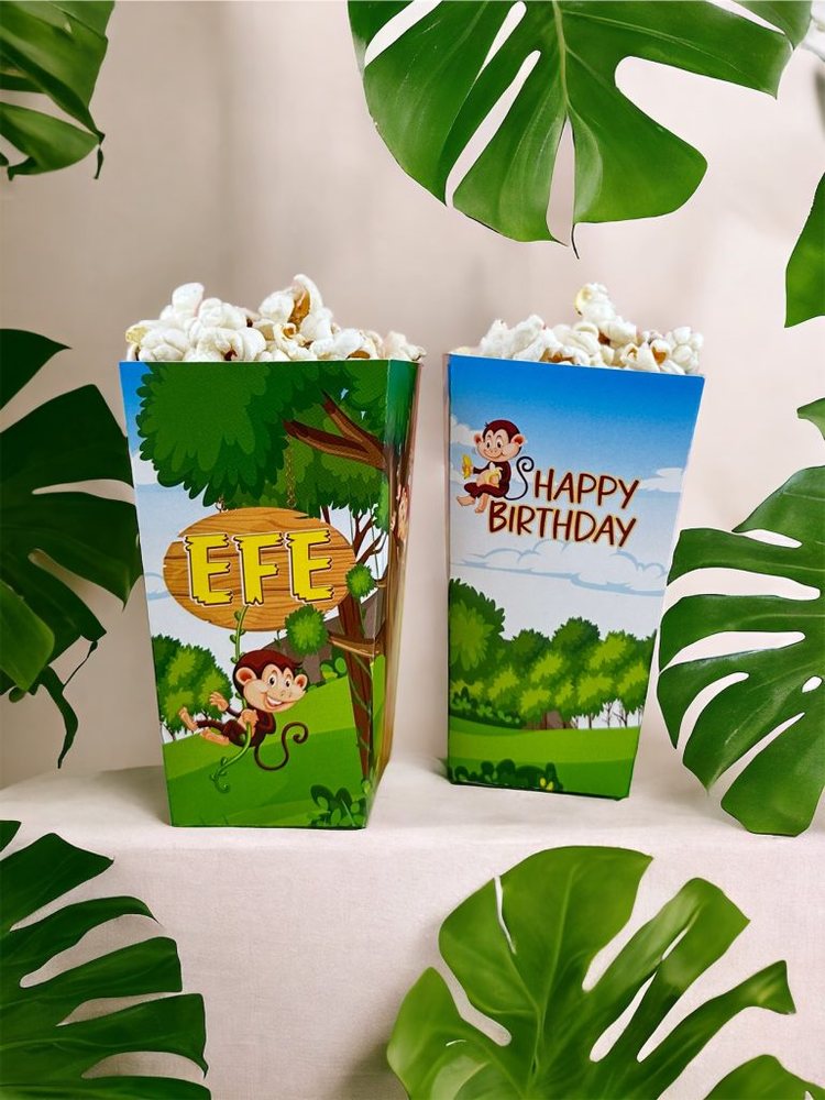 Monkeys Popcorn Kutuları