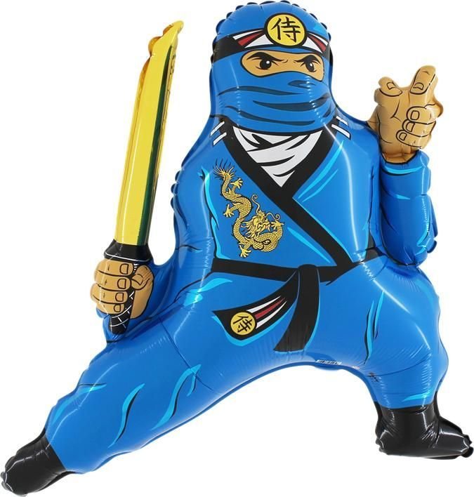 Ninjago Folyo Balon Mavi