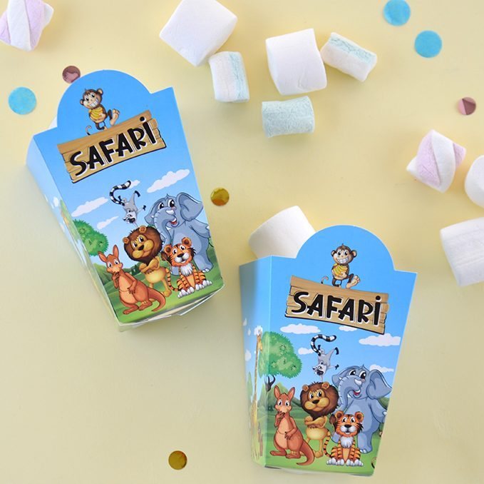 Safari Popcorn Kutuları