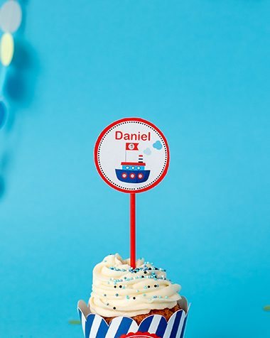 Sailor Cupcake Topperler
