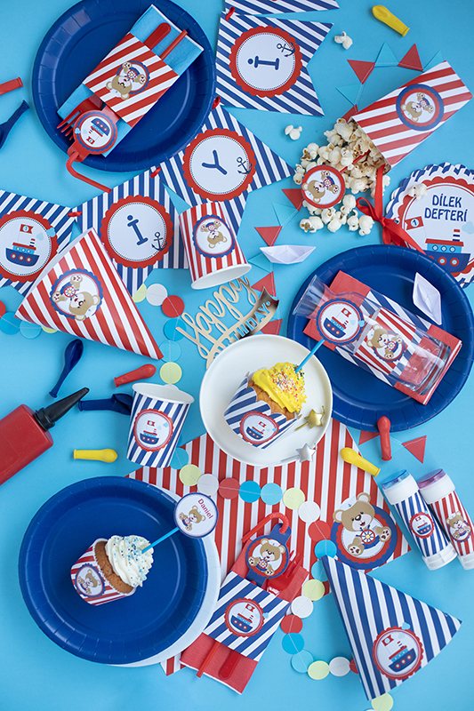 Sailor Teddy Party Box