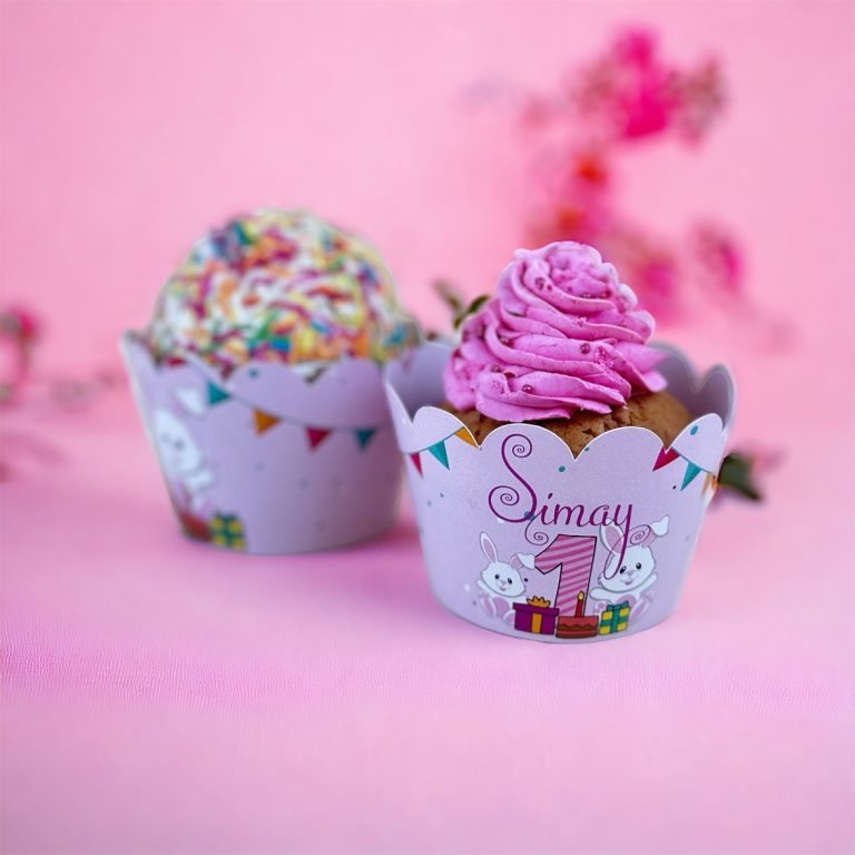 Sevimli Tavşan Cupcake Sargıları