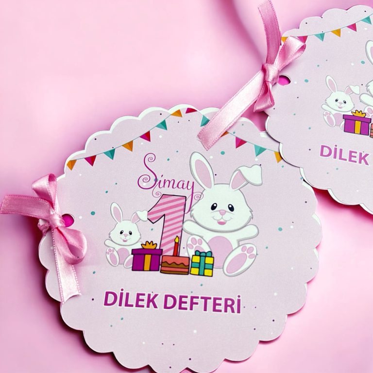 Sevimli Tavşan Dilek Defteri