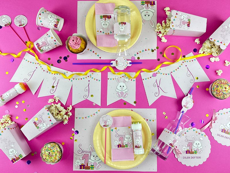 Sevimli Tavşan Party Box
