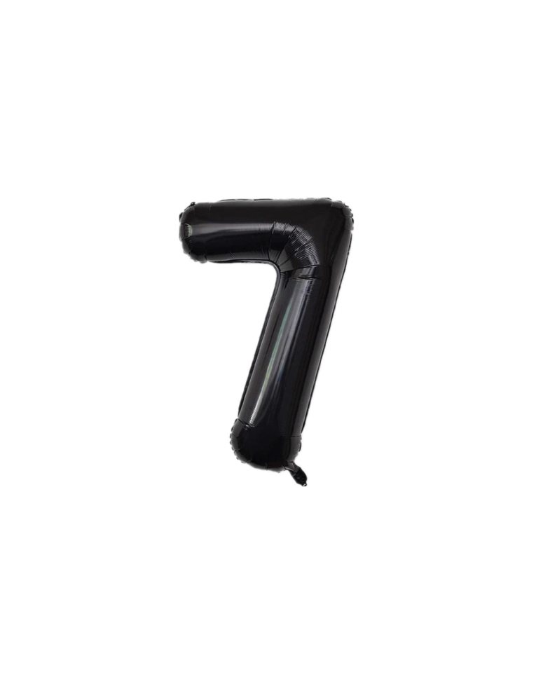 Siyah 7 Rakamı Folyo Balon