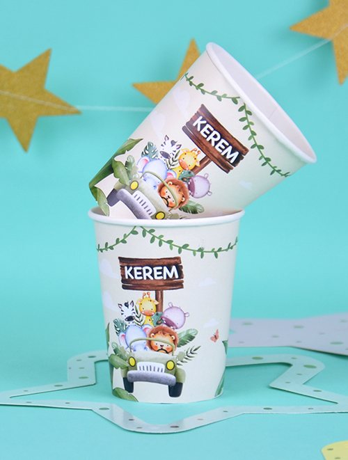Sweet Safari Parti Bardakları