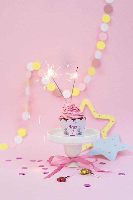 Sweet Teddy Bear Cupcake Sargıları
