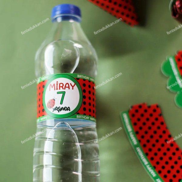Uğur Böceği Su/Limonata Etiketler